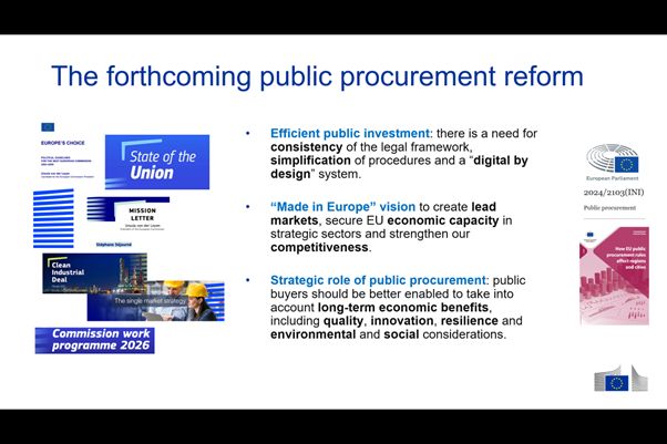 Brussels Matters discussion ‘Evaluating the Public Procurement Directives – towards a balanced reform?’